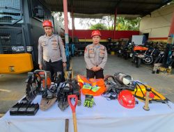 Antisipasi Bencana Alam, Sat Samapta Polresta Barelang Lakukan Pengecekan Kesiapan Personel dan Peralatan SAR Terbatas