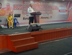 Partai Hanura, Frangky Simanjuntak Dipercaya Pimpin Kembali Partai Hanura Tapanuli Utara,hasil Dalam Muscab III