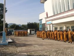Bupati Taput Pimpin Apel Gabungan, Tekankan Kesiapsiagaan dan Perencanaan Terintegrasi
