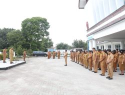Pimpin Apel Gabungan, Wakil Bupati Tapanuli Utara Ingatkan Disiplin dan Perencanaan Pembangunan Berkualitas