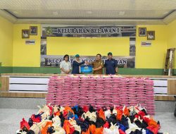 Pelindo Regional 1 Salurkan Paket Sembako kepada Masyarakat di Wilayah Operasional