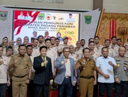 Pelantikan KONI Padang Pariaman 2024-2028, JKA Tekankan Kemandirian Anggaran dan Pembinaan Atlet