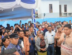 Bupati Tapanuli Utara sambut Kunker Menteri PKP dan Mendagri Tinjau Progress Pembangunan Huntap