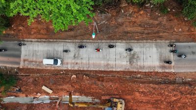 Perbaikan Selesai, Jalan Vista Kembali Dapat Digunakan