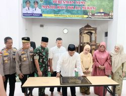Berganti Nama Menjadi Mesjid Raya IKK Ali Mukhni, Bupati JKA : Wujud Penghormatan Dan Dedikasi