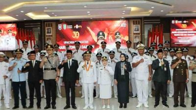 Pimpinan DPRD Kota Batam Hadiri Upacara Hari Otonomi Daerah