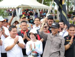 Keceriaan Amsakar-Li Claudia bersama Buruh Batam, MayDay Diisi Aksi Positif