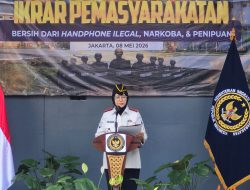 Perkuat Integritas Pemasyarakatan, Lapas Perempuan Jakarta Gelar Ikrar Bersih dari Narkoba, Handphone Ilegal, dan Penipuan