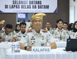 Menuju WBBM, Lapas Batam Terima Evaluasi Inspektorat Kemenimipas