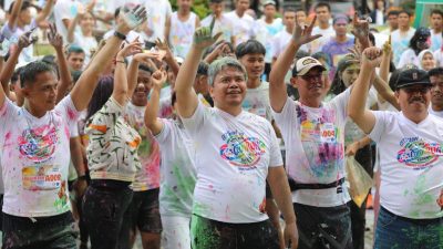 Colour Run Sukses Sedot Ratusan Peserta, Pemkab Taput Komit Dukung Event Pariwisata Berkelanjutan ‎