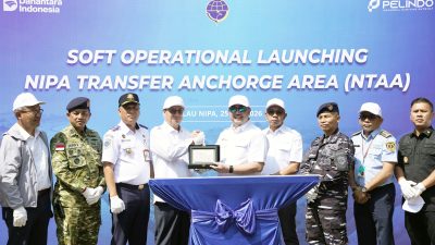 Pelindo Lakukan Soft Launching Layanan Kepelabuhanan di Perairan Nipah