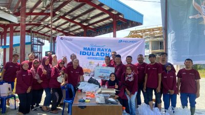 Pelindo Regional 1 Belawan Salurkan 5 Ekor Sapi Kurban untuk Masyarakat Sekitar Pelabuhan