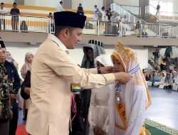 Ratusan Santri Se-Enam Lingkung Ikuti Khatam Al-Qur’an dan Wisuda Iqra’ Angkatan XVI