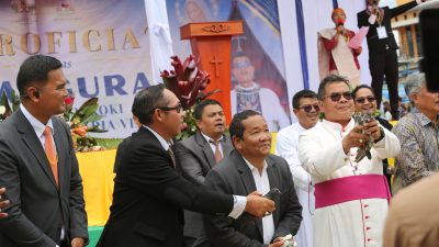 Sinergi Pemerintah dan Gereja, Bupati Tapanuli Utara Ajak Umat Katolik Jadi Garam dan Terang Masyarakat ‎