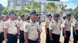 Teguhkan Komitmen Pelayanan Prima, Kasubsi Bimbingan Kegiatan Pimpin Apel Pagi Rutan Batam