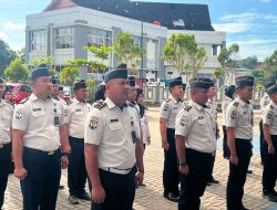Teguhkan Komitmen Pelayanan Prima, Kasubsi Bimbingan Kegiatan Pimpin Apel Pagi Rutan Batam