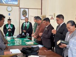 Pemkab Taput Hadiri Ibadah Minggu II Dung Trinitatis dan Pelantikan Pengurus Yayasan Anugerah HKI Tarutung Kota