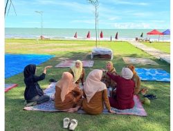 DWP dan GOW Padang Pariaman Gelar Senam Sehat di Kampung Nelayan Merah Putih, Bangkitkan Semangat Perempuan Sehat untuk Keluarga Sehat