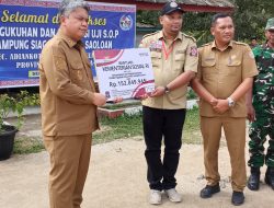 Pemkab Tapanuli Utara Kukuhkan KSB Saoloan di Adian Koting, Perkuat Kesiapsiagaan Bencana Berbasis Komunitas