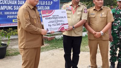 Pemkab Tapanuli Utara Kukuhkan KSB Saoloan di Adian Koting, Perkuat Kesiapsiagaan Bencana Berbasis Komunitas
