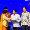 Bupati JKA Terima Bantuan Excavator di Rakornas KKP, Dukung Pemulihan Sektor Perikanan Pascabencana di Padang Pariaman