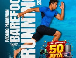 Padang Pariaman Gelar Barefoot Running 2026, Pertama di Sumatera, Hadirkan Sensasi Lari Tanpa Alas Kaki di Pantai Katapiang