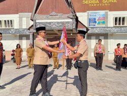 Bupati Tapanuli Utara Lepas Kontingen Pramuka Menuju Jambore Daerah Sumatera Utara 2026