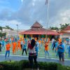 Jumat Sehat Ceria, Petugas dan Warga Binaan Rutan Batam Kompak Senam Pagi