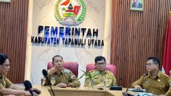 Rakor Bersama Mendagri, Bupati Taput Dukung Pengendalian Inflasi dan Program Strategis Nasional‎