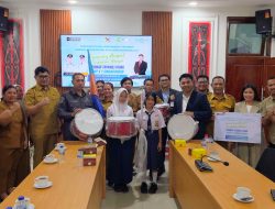 Bupati Tapanuli Utara Sambut Baik Bantuan Alat Marching Band dari PT Angkasa Pura Indonesia untuk SMP Negeri 2 Simangumban