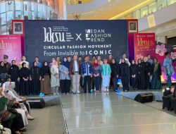 Desainer Binaan Pelindo Regional 1 Tampil di Medan Fashion Trend 2026