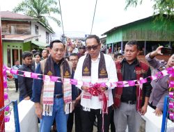 Bupati Taput Apresiasi Pembangunan Jembatan Asa SCTV di Parbaju Toruan, Pemkab Siap Kawal Perawatan