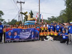 Sinergi Jaga Kelestarian Alam, Pemkab Tapanuli Utara Bersama DPC Partai Demokrat Gelar Gotong Royong dan Penanaman Pohon di Tarutung ‎