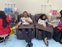 Semarak HUT ke-81 RI, Rutan Batam Bersama UPT Pemasyarakatan se-Kota Batam Gelar Donor Darah di PMI