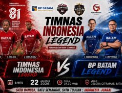 Timnas Indonesia Legend Turun ke Batam, Nyalakan Mimpi dari Grassroots Menuju Panggung Internasional