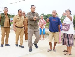 Bupati JTP Hutabarat Tinjau Huntap Dolok Nauli, Tuntaskan Masalah Sertifikat Hingga Infrastruktur