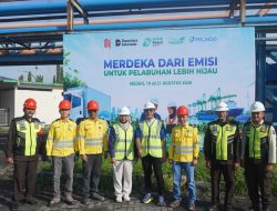Pelindo Regional 1 Gelar Uji Emisi Kendaraan di Buffer Area Gate 2 Pelabuhan Belawan
