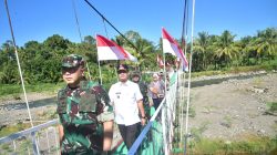 Pangdam XX/TIB Tinjau Jembatan Garuda Perintis, 1.154 Warga Kini Nikmati Akses yang Kembali Terhubung