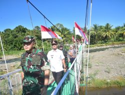 Pangdam XX/TIB Tinjau Jembatan Garuda Perintis, 1.154 Warga Kini Nikmati Akses yang Kembali Terhubung