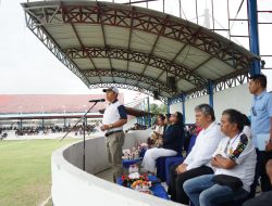 Meriahkan Hari Jadi ke-81 Taput, Bupati JTP Hutabarat Resmi Buka Turnamen Sepak Bola Bupati Cup 2026