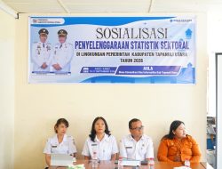 Tingkatkan Kualitas Data Pembangunan, Pemkab Taput Gelar Sosialisasi Penyelenggaraan Statistik Sektoral