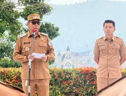 Pimpin Apel Gabungan, Bupati Taput Tekankan Perubahan Mental Kerja ASN dan Penguatan Pelayanan Publik