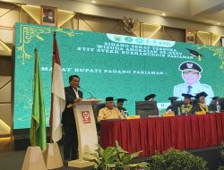 Hadiri Wisuda 80 Sarjana STIT Syekh Burhanuddin, Bupati JKA: Jangan Berhenti Belajar, Dunia Kerja Butuh Kualitas