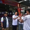 Api Obor PORPROV XVI Tiba di Padang Pariaman, Wakil Bupati Kobarkan Semangat Atlet