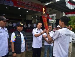 Api Obor PORPROV XVI Tiba di Padang Pariaman, Wakil Bupati Kobarkan Semangat Atlet