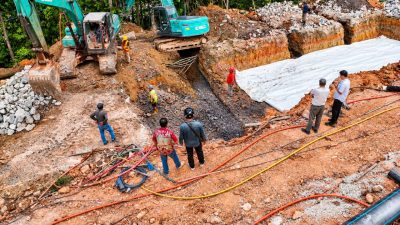 Perbaikan Jalan Depan Hotel Vista Dilakukan Menyeluruh, BP Batam Imbau Pengendara Berhati-Hati