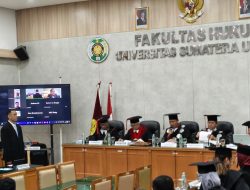 Rusdi Marzuki Raih Gelar Doktor Ilmu Hukum USU, Disertasi Bahas Pencemaran Nama Baik di Media Sosial