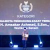 Amsakar Raih Penghargaan Wali Kota Pendukung Zakat Terbaik 2026