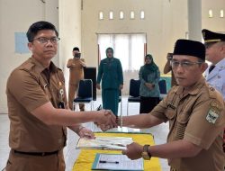 Sertijab Camat Padang Sago, Hendra Aswara Tekankan Pelayanan Humanis dan Kedekatan dengan Masyarakat